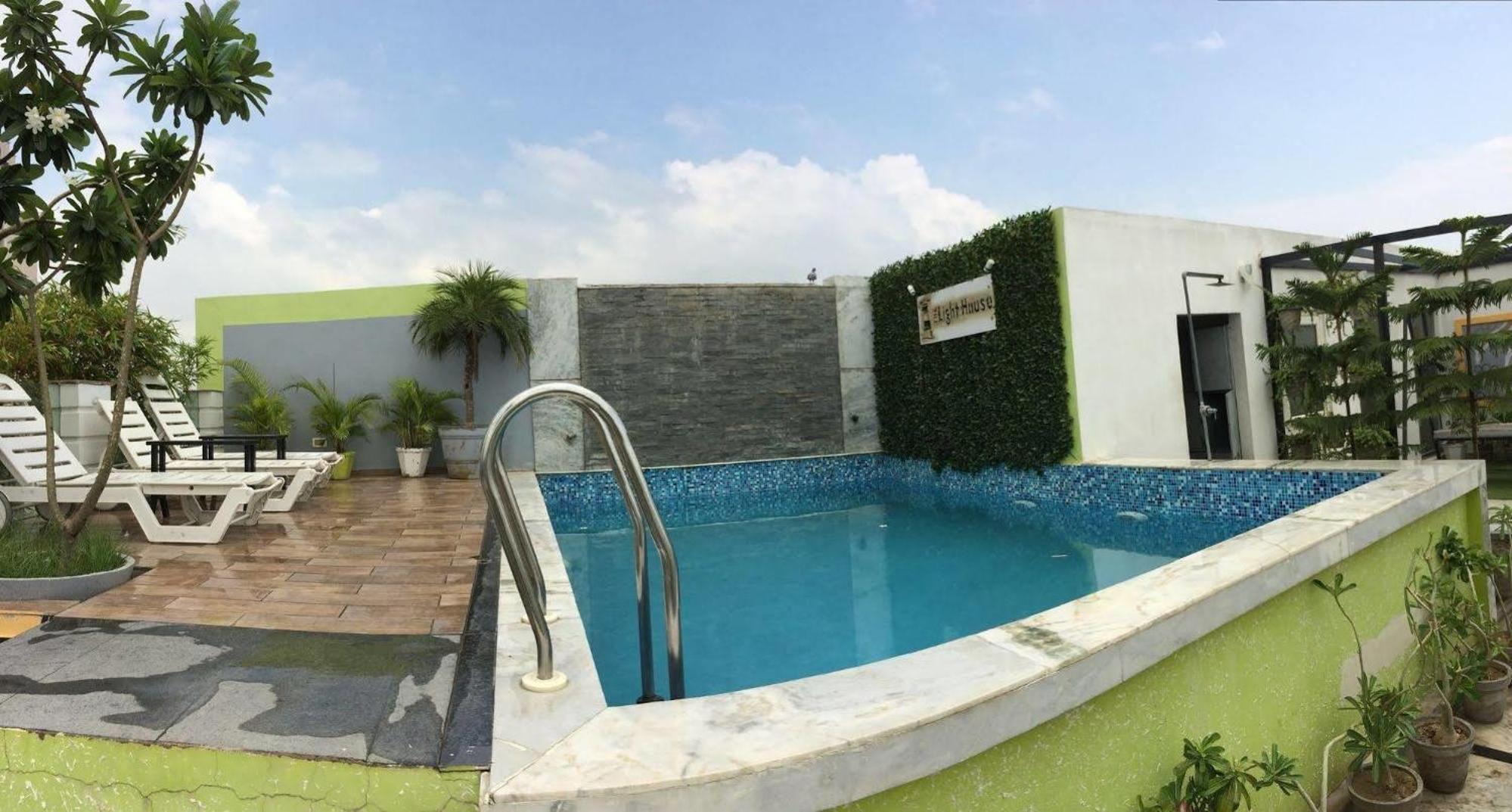 Hotel Sahibs Lighthouse - Swimming Pool Агра Экстерьер фото